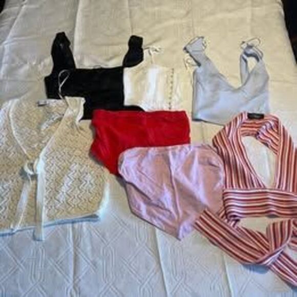 Bundle lot 7 trendy women's small going out tops - Picture 1 of 6
